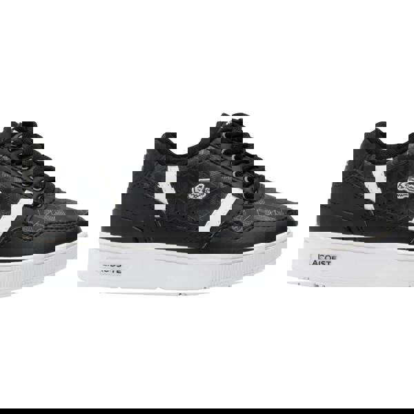 Lacoste Childrens/Kids T-Clip Touch Fastening Trainers - Black/White