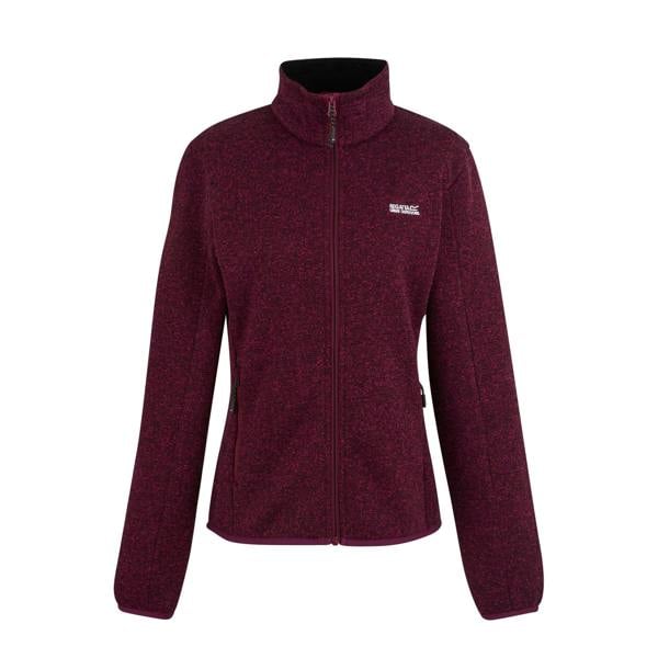 Regatta Womens Newhill Full Zip Fleece Jacket - Dark Pimento