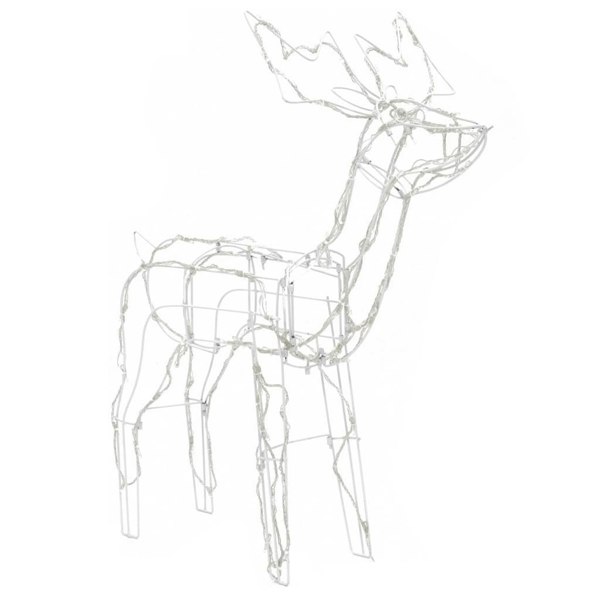 Berkfield 3 Piece Christmas Light Display Reindeers 229 LEDs