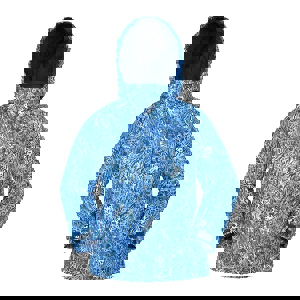 Mountain Warehouse Kids Snowdrop Watercolour Ski Jacket - Blue