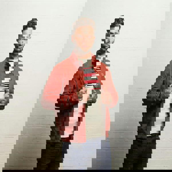 Gabicci V55GJ13 Mens Hamilton Twill Harrington Gabicci Vintage - PAPRIKA