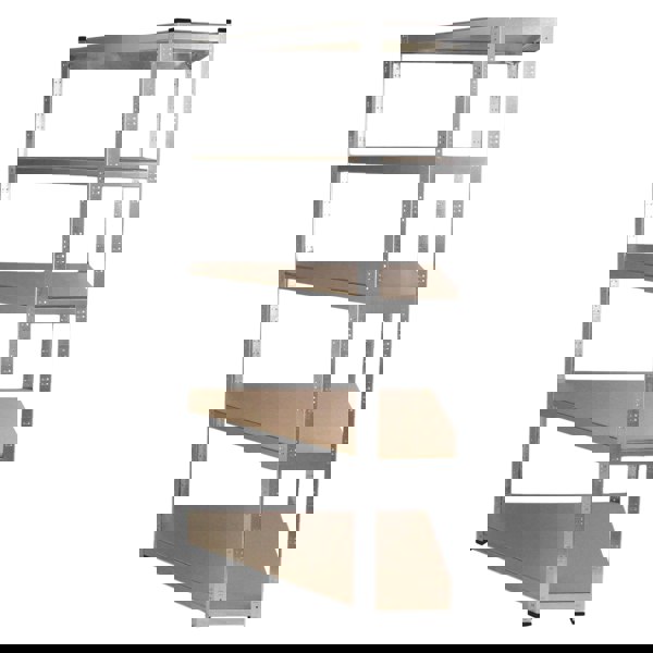 Monster Racking Galwix 90cm Racking Bundle: Corner Shelving and 2 Garage Racking Bays