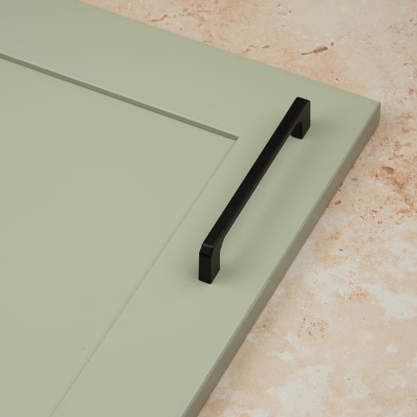 Handle & Home Matt Black Angled End D-Bar Handles