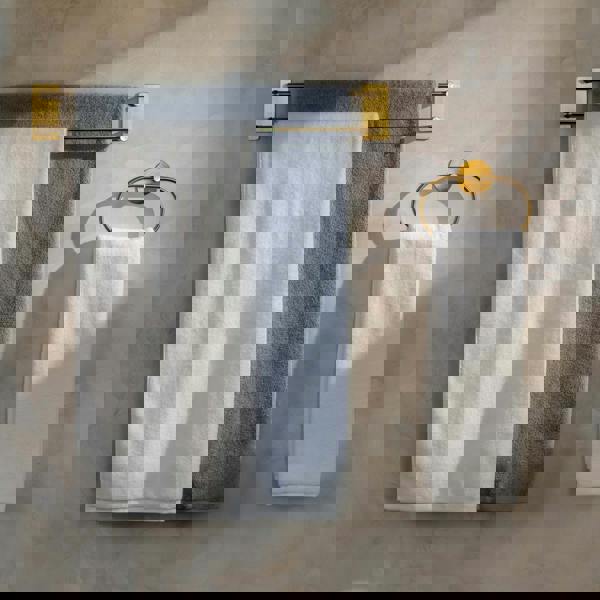 Soak&Sleep Storm Blue Supima Cotton Bath Towel