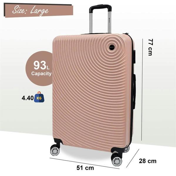 Eagle Luggage Hard Shell ABS Cabin Suitcase Luggage Set