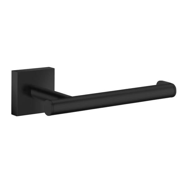Matt black toilet roll holder