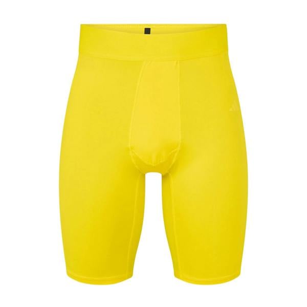 Adidas Mens Techfit Aeroready Cycling Shorts - Yellow - 