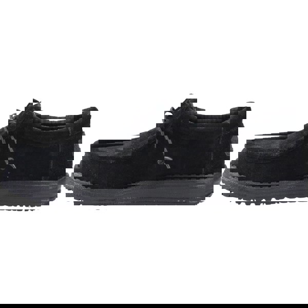 HEYDUDE Wally Suede Shoes - Black