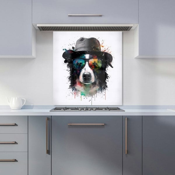 Warren Reed - Designer Border Collie Dog Kitchen Splashback