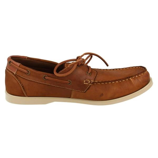 Thomas Blunt Mens Thomas Blunt Lace Up Leather Deck Shoes A2222