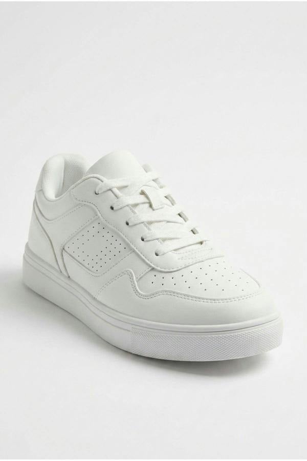 Cordelia Two Tone Panel Chunky Trainers - White