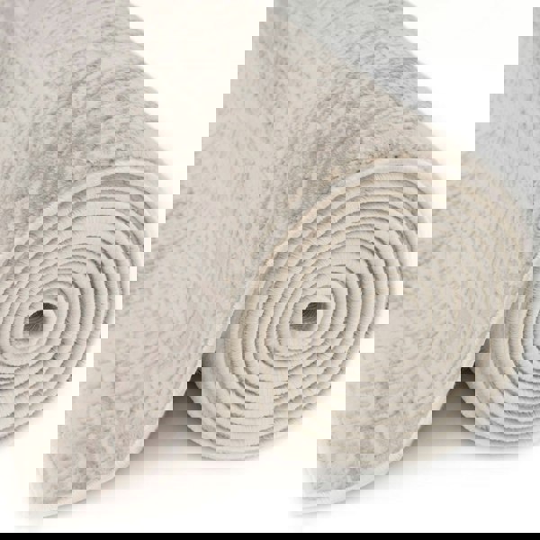 abstract rug, grey-cream colours, anti-allergic, and non-static properties