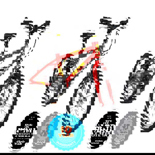 Squish 16" Wheel Lightweight Hybrid Bike Red