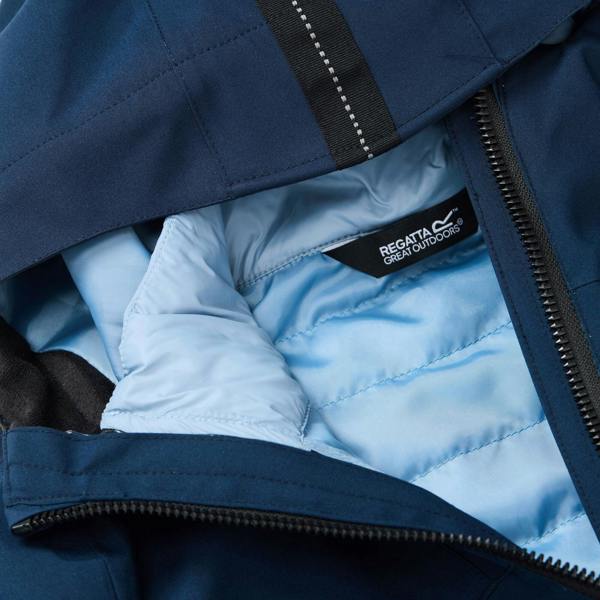 Regatta Womens/Ladies Denbury 3 in 1 Jacket - Navy/Dusky Blue - 
