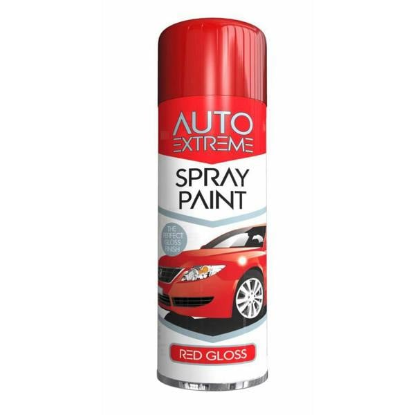 Auto Extreme Red Gloss Spray Paint 250ml
