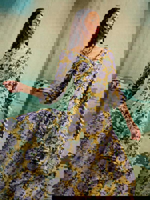 GWD Neave Floral Printed Maxi Dress