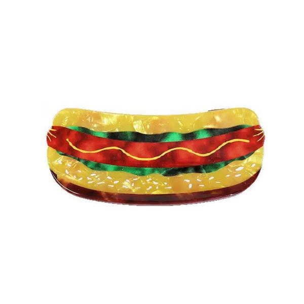 Gold Trip Hot Dog Claw Clip