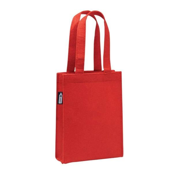 MidOcean Feltote Small RPET Felt Gift Bag - Red - 