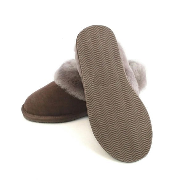 Eastern Counties Leather Womens/Ladies Elena Sheepskin Slipper Boots - Truffle Brown