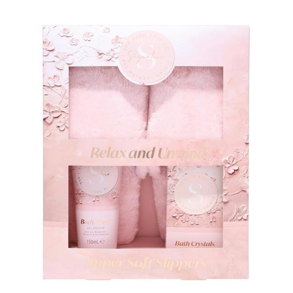 The Kind Edit Co. Signature Relax & Unwind Slipper Gift Set