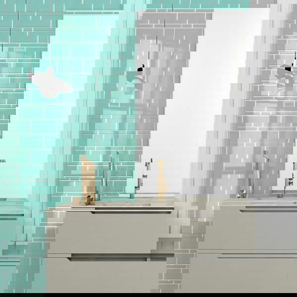 WT3D1821 - Capri Sea Metro Subway Tile 3D Tile Sticker 30.5 x 15.4cm (12 x 6 in) - 20pcs in a pack