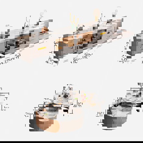 Audrey Nesting Coffee Table, Sintered Stone-Rit Concept-Rit Concept