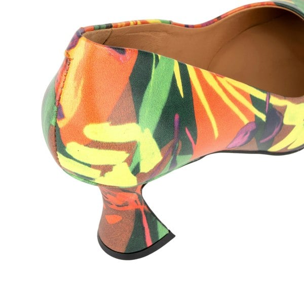 Embassy London Sophia Hollywood - Tropical - Women's pointed 4 inch pump in bright colours leather