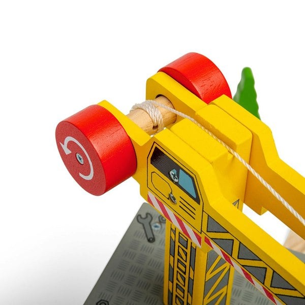 Bigjigs Rail Big Yellow Crane