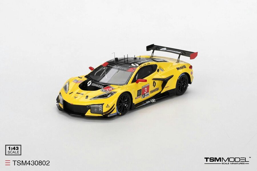 MCSlots Chevrolet Corvette Z06 GT3.R #3 Corvette Racing By Pratt Miller Motorsports 2024 IMSA Daytona 24Hrs 1:43 Scale TSM430802