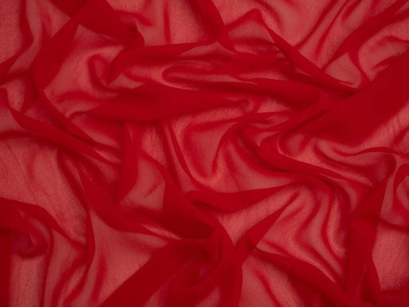 Minerva Core Range Minerva Light Sheer Chiffon Fabric - Plain Design Dressmaking Fabric, 110 cm / 44" Wide - per metre