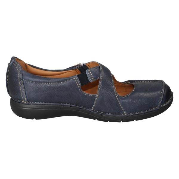 Clarks Ladies Unstructured by Clarks Hook and Loop Casual Shoes Un Loop Strap