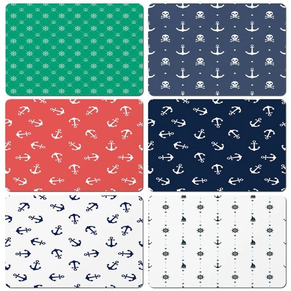 Benjamin Tate Design Nautical Anchors Collection (Placemat)