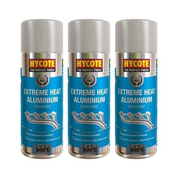 Hycote 3X Hycote Extreme Heat Aluminium Spray Paint 400ml