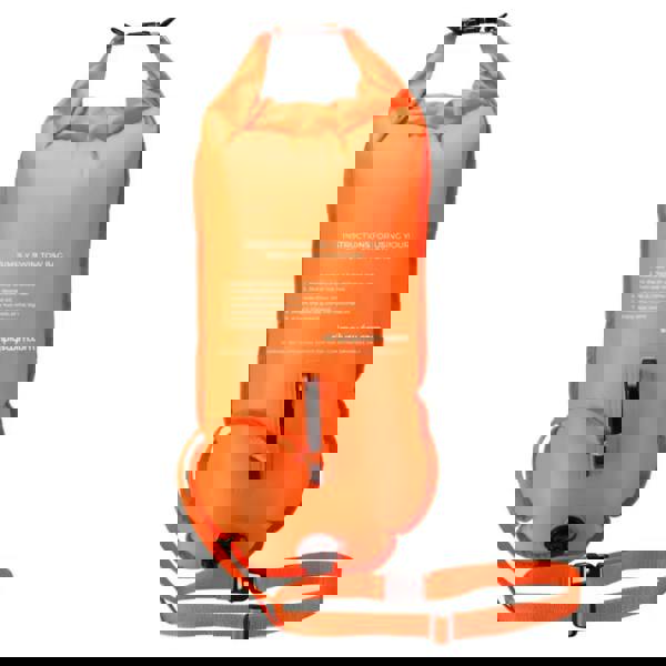 Simply Swim fluorescent swim safety buoy with 28L dry bag