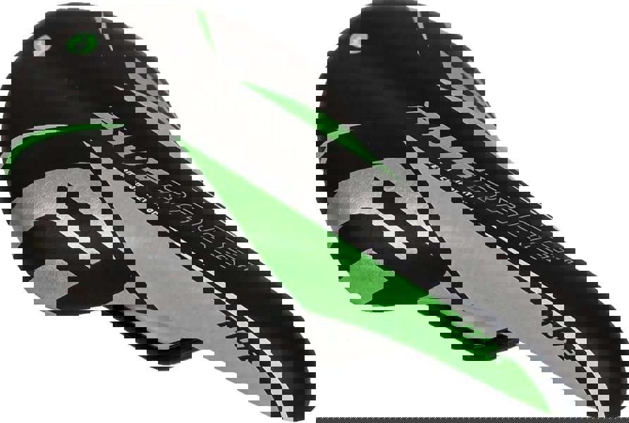 Awe Junior Polyurethane MTB Bike/Bicycle Saddle Green/Black/Silver