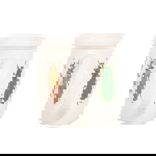 Serano Off White Beetle Mug
