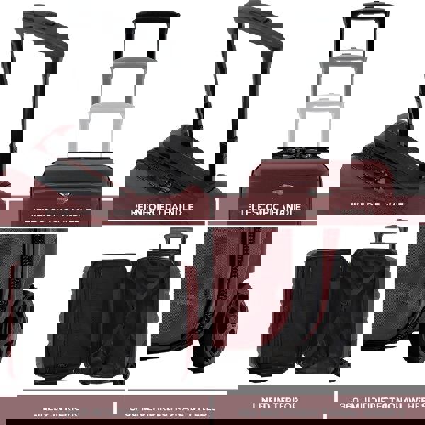 Flight Knight 40x30x20cm Hard Cabin Case Suitcase Wizz Air & Vueling Free Approved