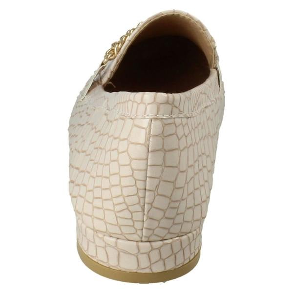 Spot On Ladies Spot On Wide Fit Loafers F80534
