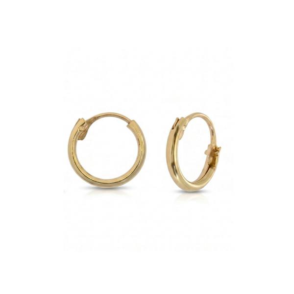 Spero London 9ct Solid Gold Hoop Earrings