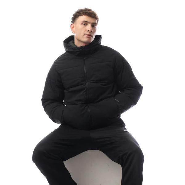 Jack And Jones Mens Brady Hooded Jacket - Black - 