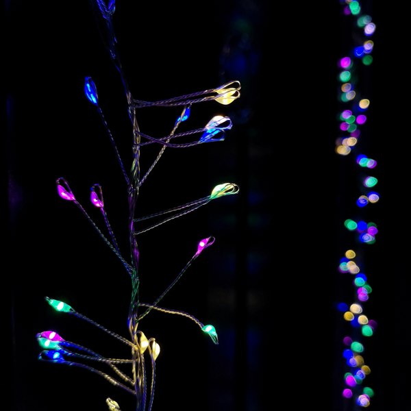 Samuel Alexander 5.5m 880 LED Indoor Outdoor Christmas Door Lights in Multi-Coloured