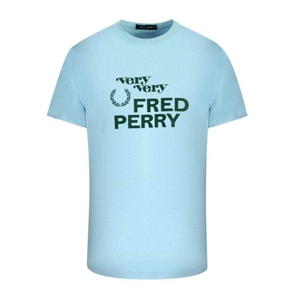 Fred Perry Very Very Logo T-Shirt - Blue