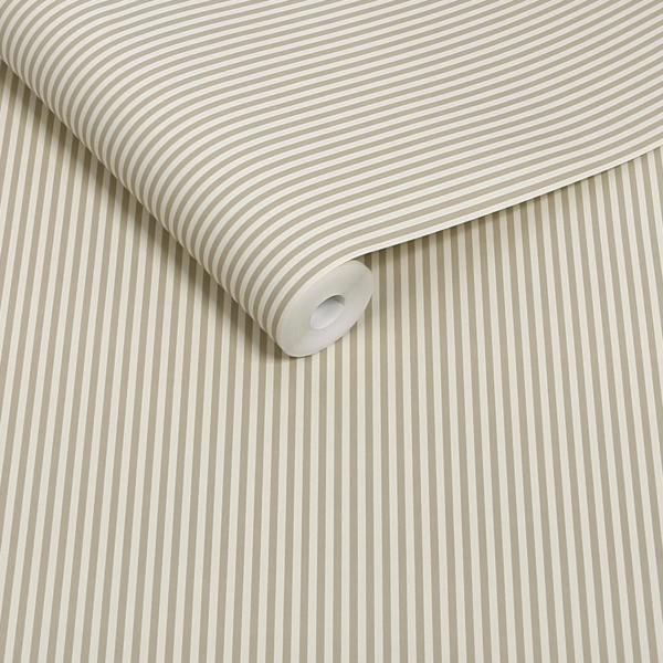 Next Natural Ticking Stripe Wallpaper
