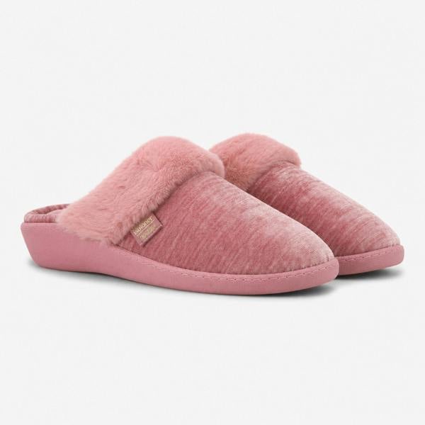 Totes SPARKLE HEELED MULE Mules   in  Pink
