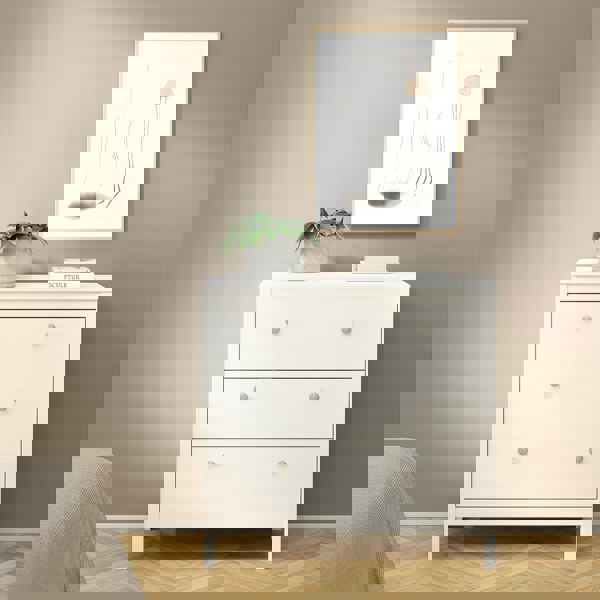 Furniture To Go Madrid Chest 3 drawers in White