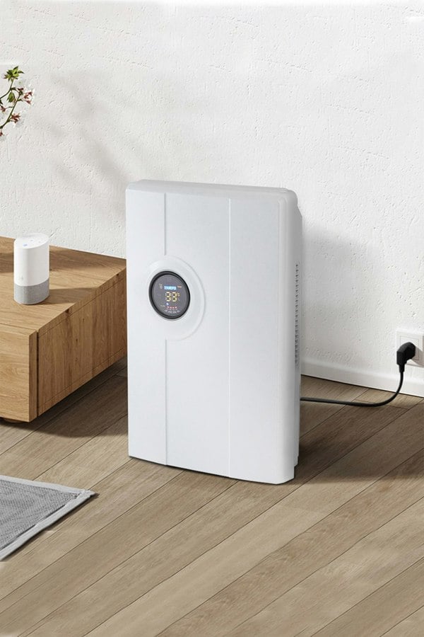 Living and Home Silenced Remote Control Dehumidifier with Drain Hose