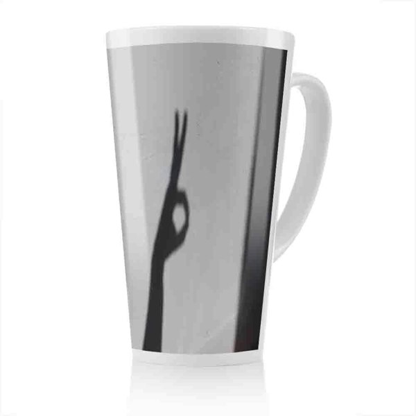 Benjamin Tate Design Hand Silhouette Latte Mug