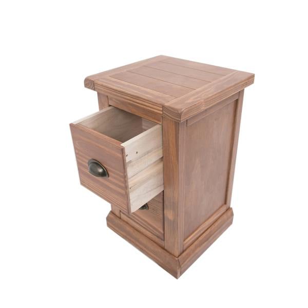 Cabinet Bits Tirolo 2 Drawer Petite Bedside Table