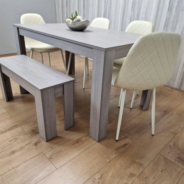 Kosy Koala Dining Table Set with 4 Chairs Dining Room, Kitchen table set of 4, and Bench