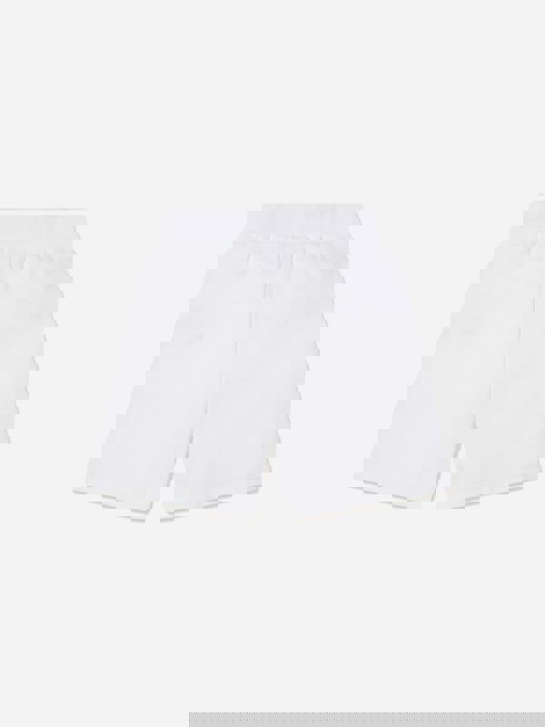 Balmain Girls Logo Jersey Shorts in White